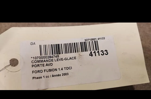 Commande lève-glace porte avant droite Ford FUSION (JU_) 1.4 tdci (2002-2012) 5 portes occasion — photo 3