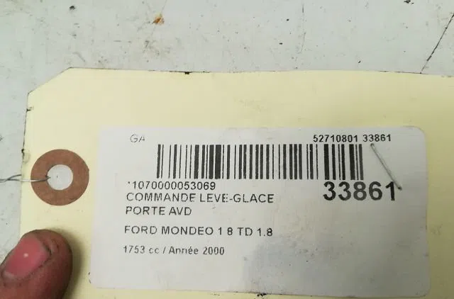 Commande lève-glace porte avant droite Ford MONDEO II (BAP) 1.8 td (1996-2000) 5 portes occasion — photo 4