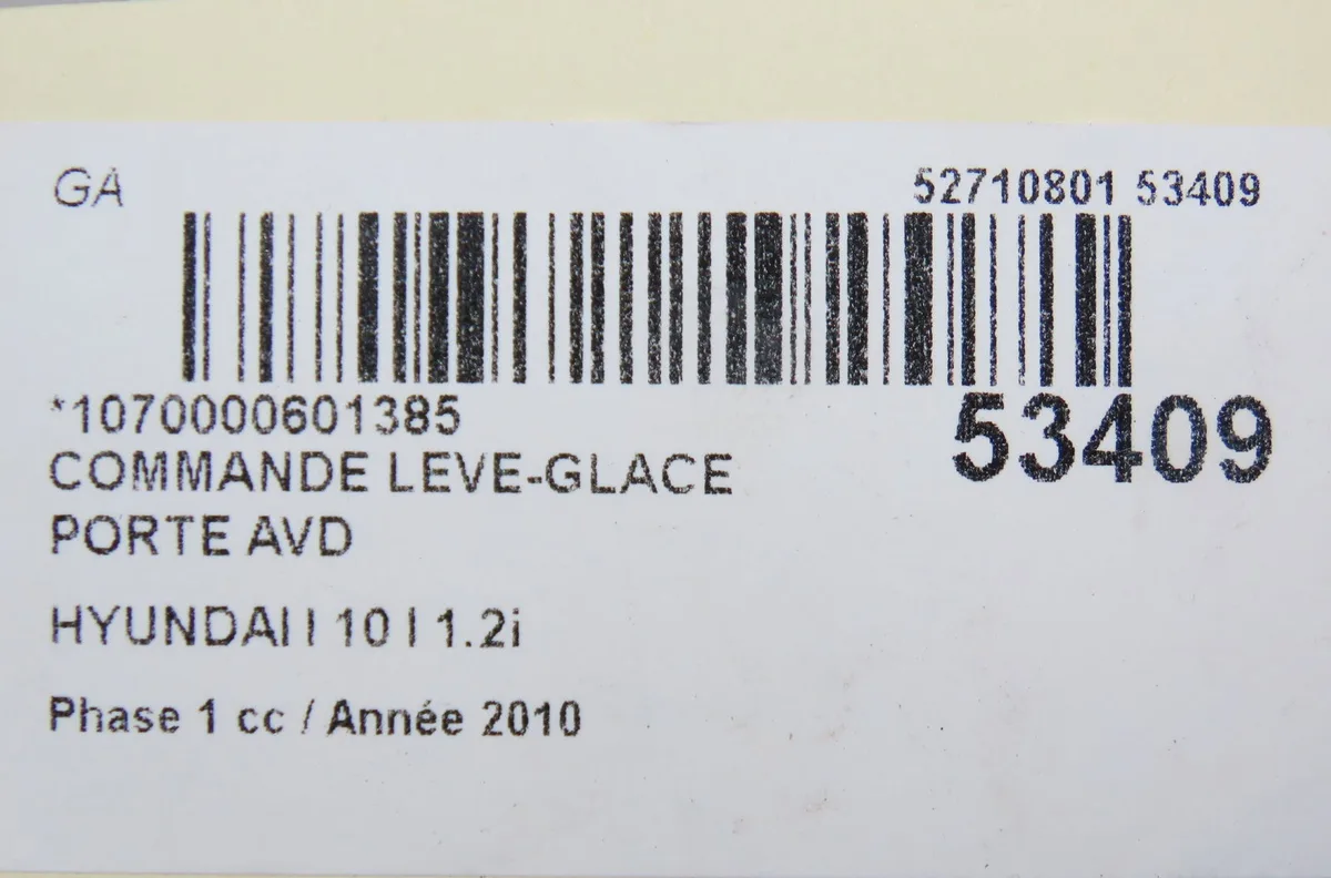 Commande lève-glace porte avant droite Hyundai I10 I (PA) 1.2 (2011-2013) occasion — photo 4