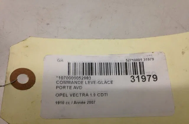 Commande lève-glace porte avant droite Opel VECTRA C GTS (Z02) 1.9 cdti (f68) (2004-2009) occasion — photo 3