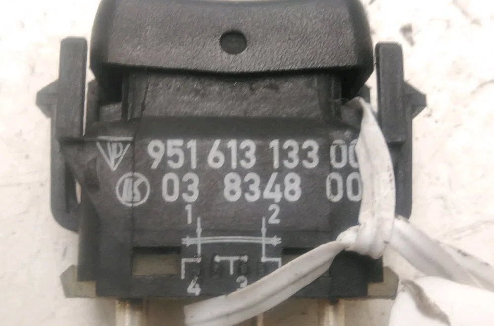 Commande lève-glace porte avant droite Porsche 944 2.5 s (1986-1988) occasion — photo 2