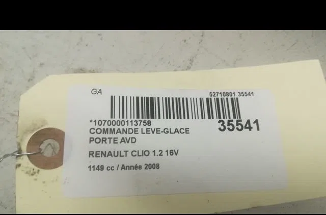 Commande lève-glace porte avant droite Renault CLIO III (BR0-1, CR0-1) 1.2 16v (br02, br0j, br11, cr02, cr0j, cr11) (2005-2014) 5 portes occasion — photo 3