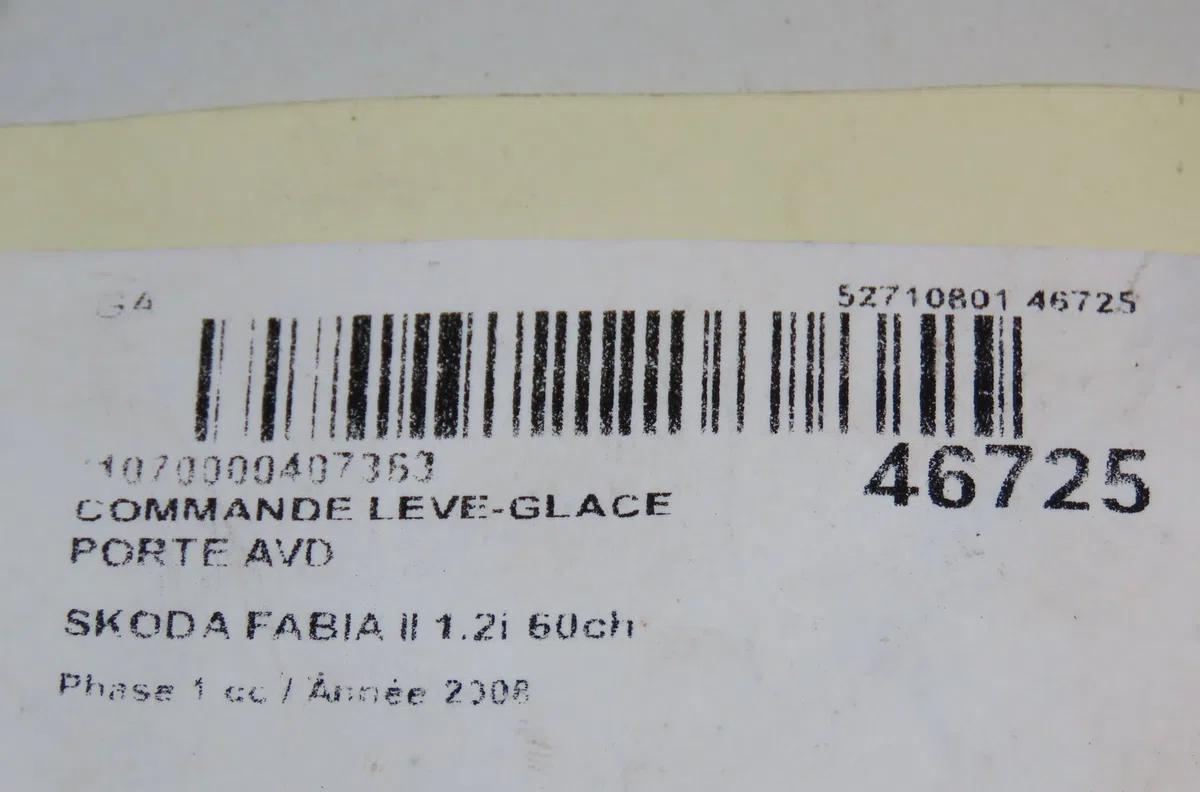 Commande lève-glace porte avant droite Skoda FABIA II (542) 1.2 (2006-2014) occasion — photo 3