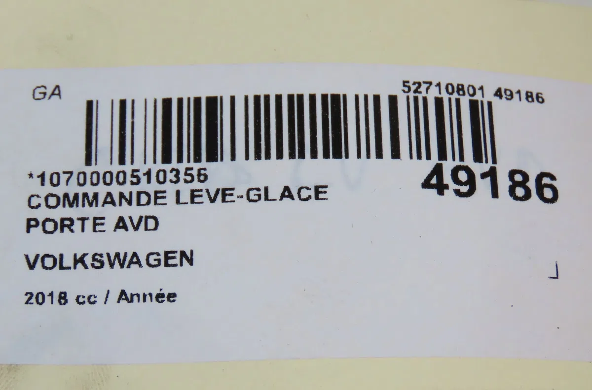 Commande lève-glace porte avant droite Volkswagen TRANSPORTER VI - CARAVELLE VI Autobus-Autocar (SGB, SGJ, SHB 2.0 tdi (2015-2019) occasion — photo 4
