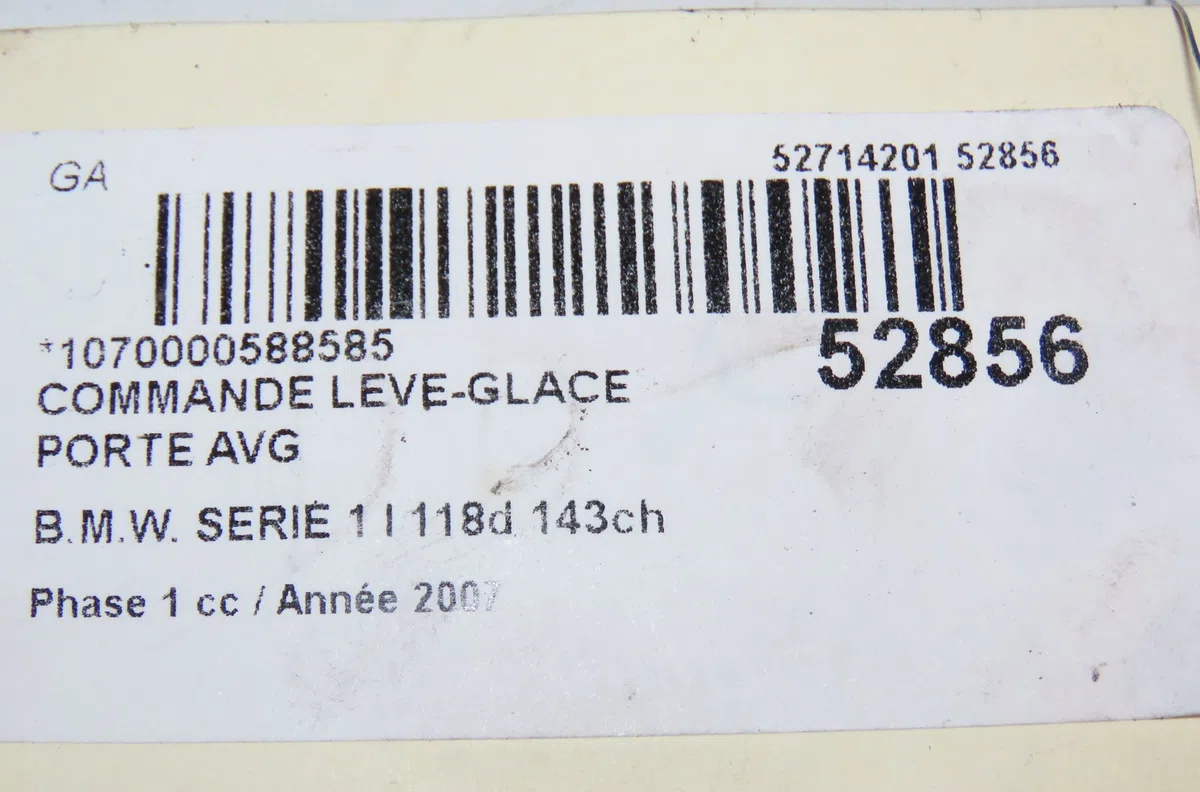 Commande lève-glace porte avant gauche Bmw 1 (E81) 118 d (2006-2011) 3 portes occasion — photo 4