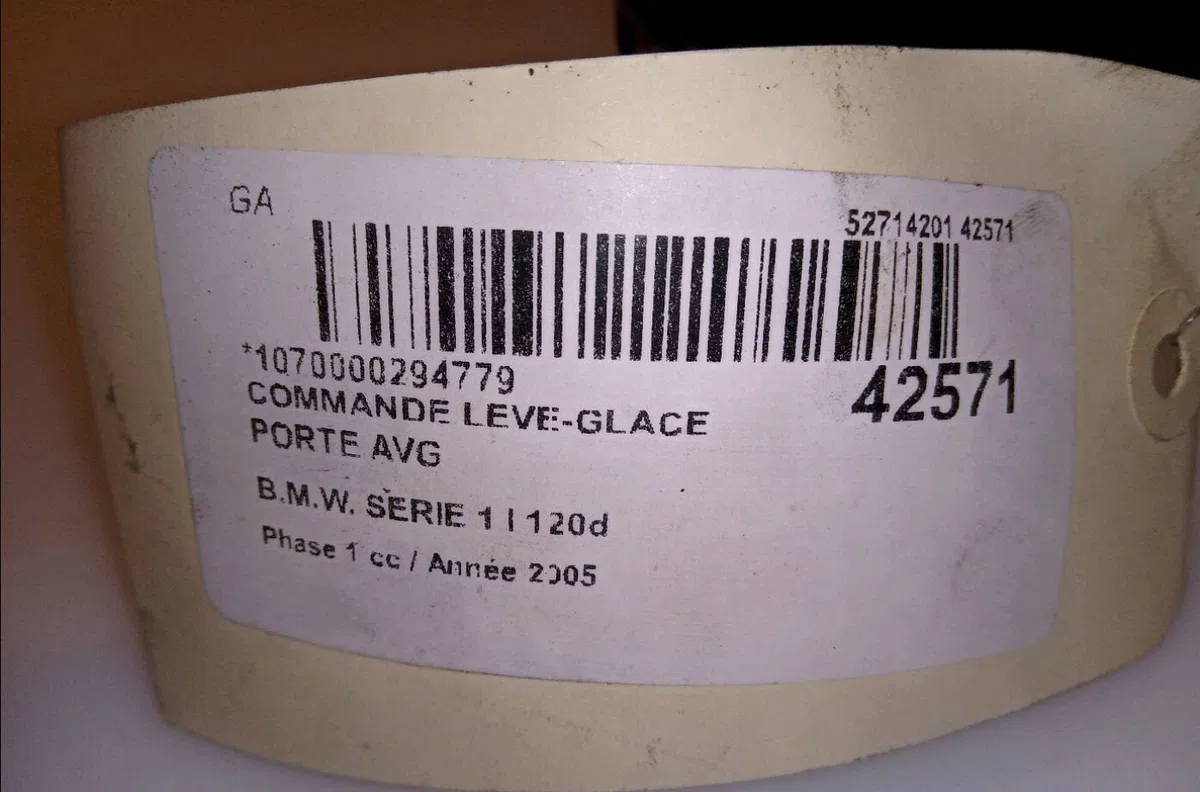 Commande lève-glace porte avant gauche Bmw 1 (E87) 120 d (2004-2011) occasion — photo 4