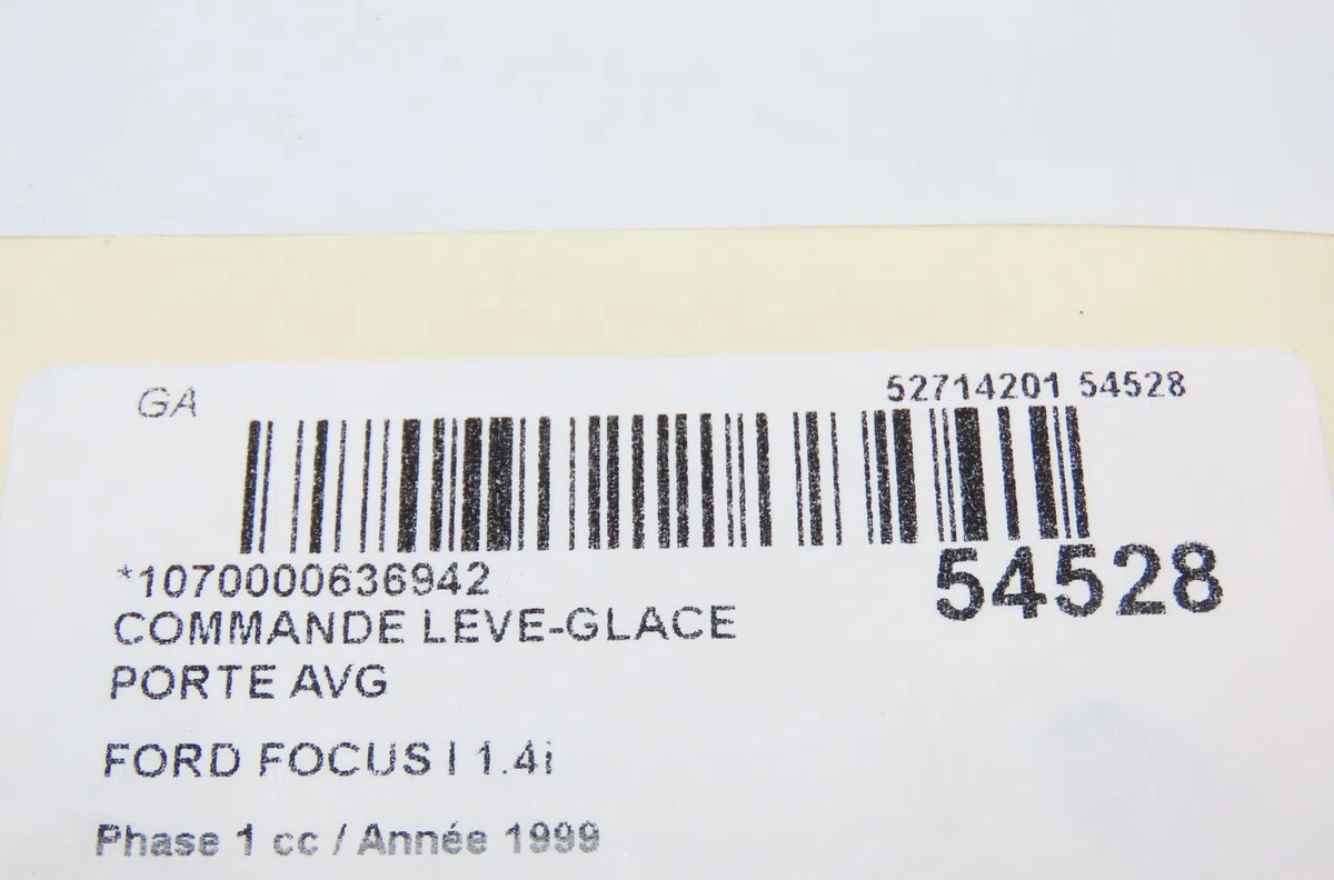 Commande lève-glace porte avant gauche Ford FOCUS I (DAW, DBW) 1.4 16v (1998-2004) occasion — photo 4