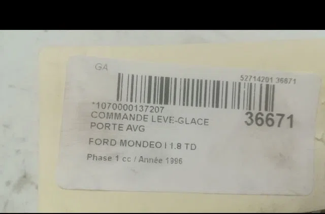 Commande lève-glace porte avant gauche Ford MONDEO I (GBP) 1.8 td (1993-1996) occasion — photo 3