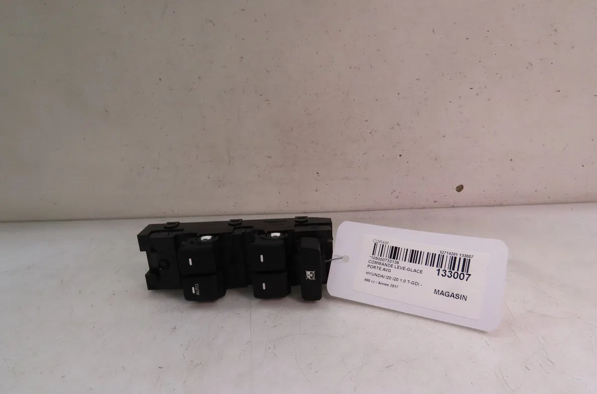 Commande lève-glace porte avant gauche Hyundai I20 II (GB, IB) 1.0 t-gdi (2016) occasion — photo 3