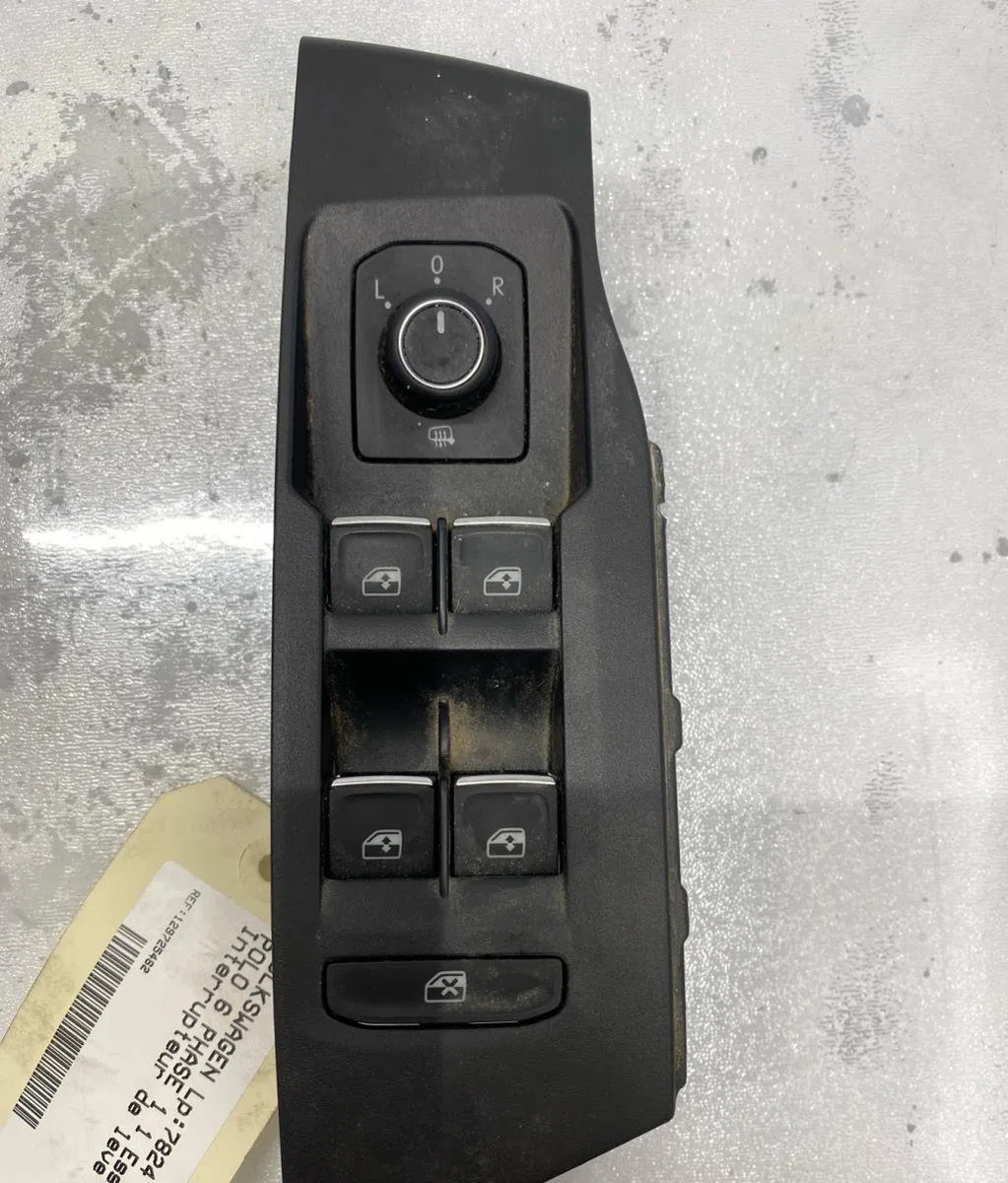 Commande lève-glace porte avant gauche VOLKSWAGEN POLO 6 PHASE 1 occasion — photo 4