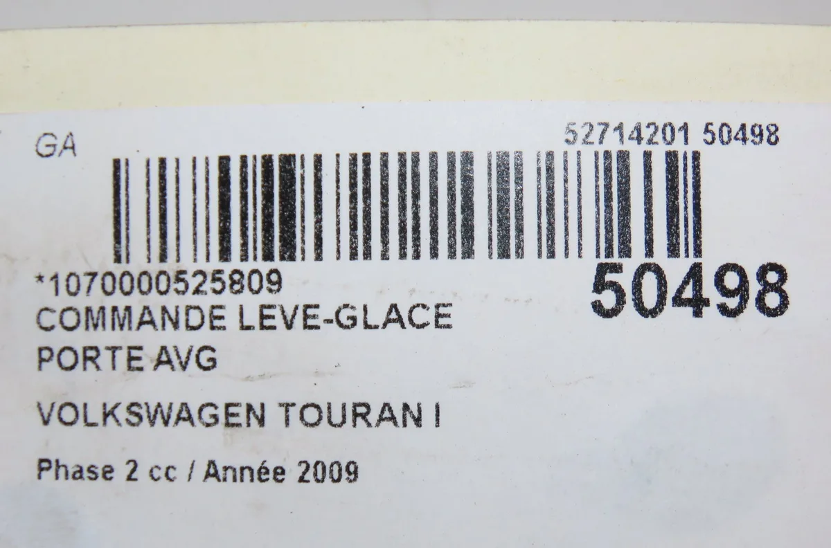 Commande lève-glace porte avant gauche Volkswagen TOURAN (1T1, 1T2) 2.0 tdi 16v (2003-2010) 5 portes occasion — photo 4
