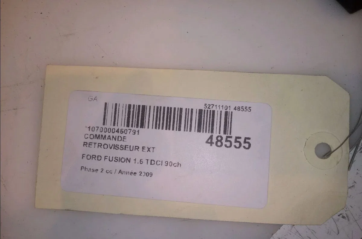 Commande retroviseur exterieur electrique gauche Ford FUSION (JU_) 1.6 tdci (2004-2012) 5 portes occasion — photo 4