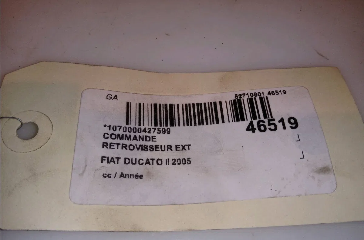 Commande rétroviseurs extérieures électriques Fiat DUCATO Camion plate-forme-Châssis (244_) 2.8 jtd (2001-2006) occasion — photo 4