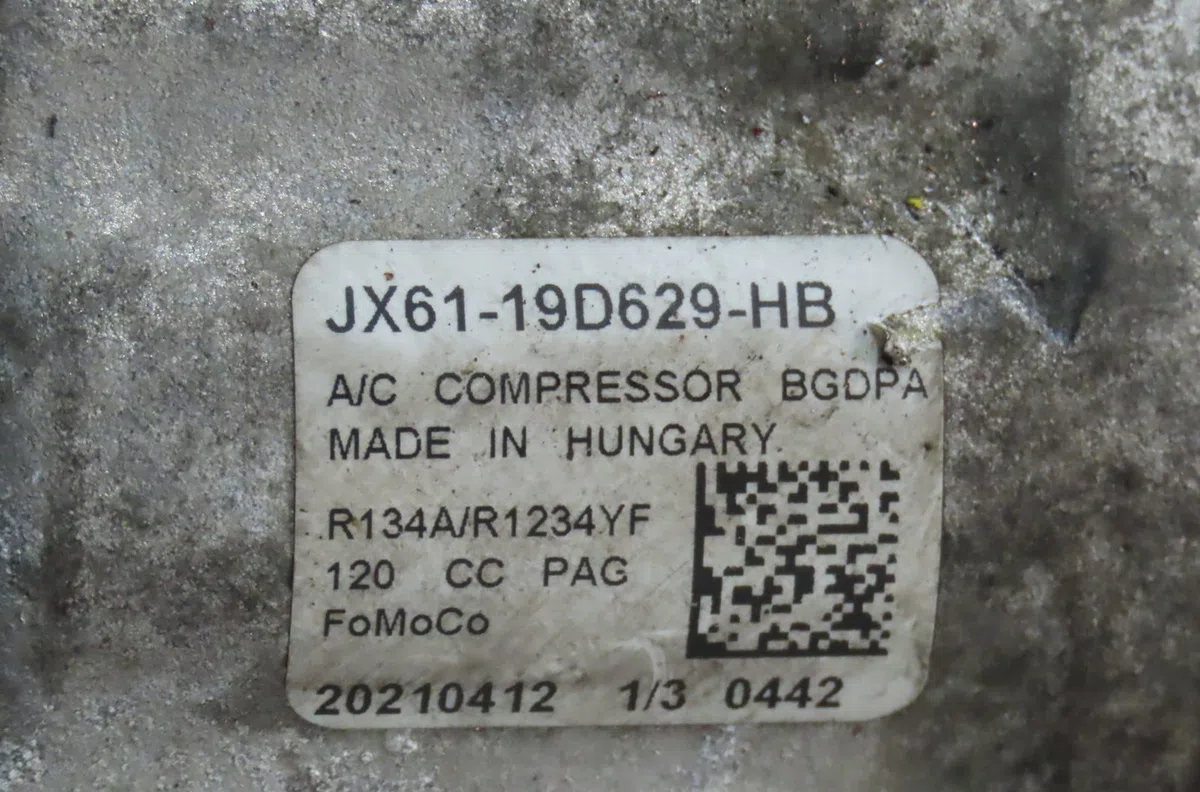 Compresseur air conditionne Ford PUMA (J2K, CF7) 1.0 flexifuel (2021) occasion — photo 2