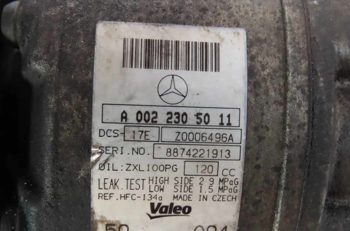 Compresseur air conditionne Mercedes-benz CLASSE C (W204) C 220 cdi (204.008) (2007-2008) 4 portes occasion — photo 2