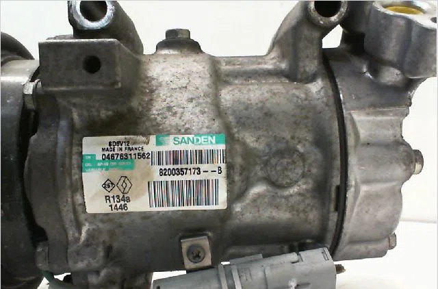 Compresseur air conditionne RENAULT CLIO III Phase 1 09-2005--03-2009 1.2i 16v 75ch occasion — photo 2