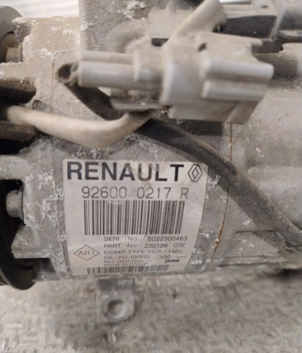 Compresseur air conditionne Renault CLIO IV (BH_) 0.9 tce 90 (2012) 5 portes occasion — photo 2