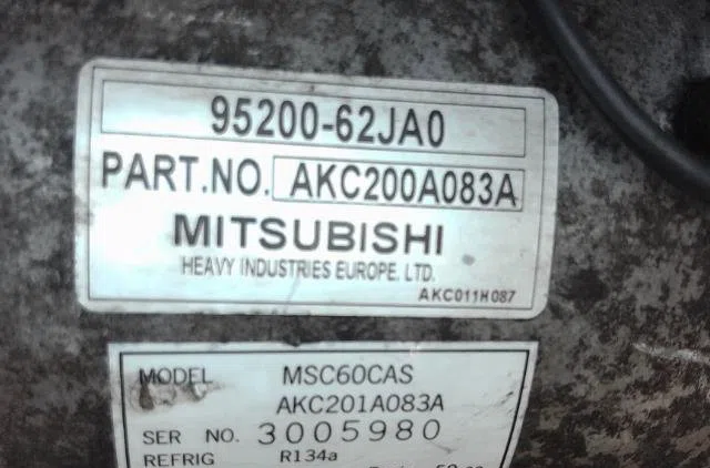 Compresseur air conditionne Suzuki SWIFT III (MZ, EZ) 1.3 (rs 413) (2005) occasion