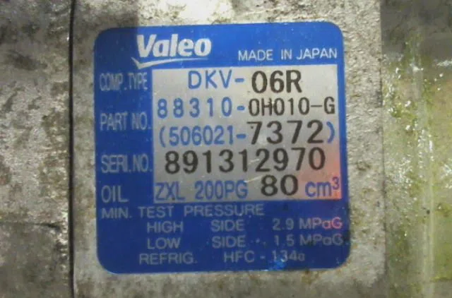 Compresseur air conditionne TOYOTA AYGO occasion — photo 2