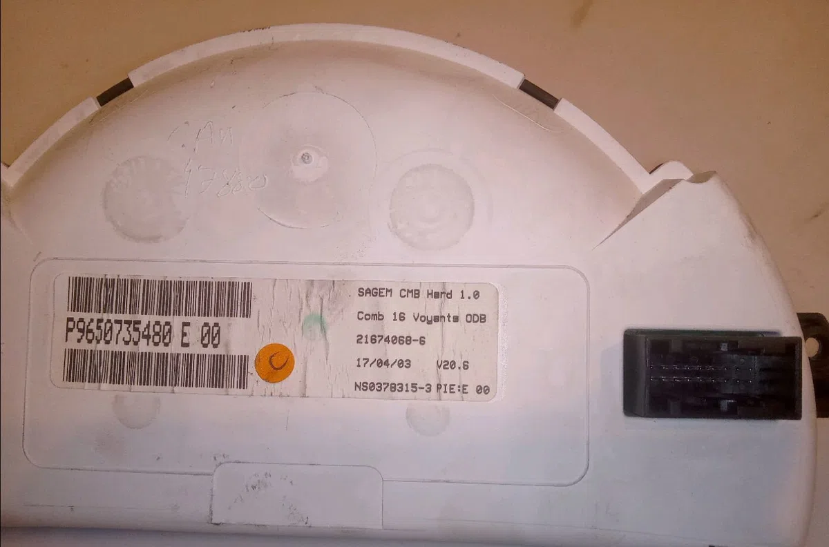 Compteur Citroen C3 Pluriel (HB_) 1.4 (2003) occasion — photo 3