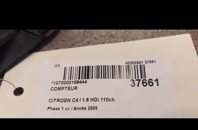Compteur Citroen C4 I (LC_) 1.6 hdi (2004-2011) occasion — photo 3