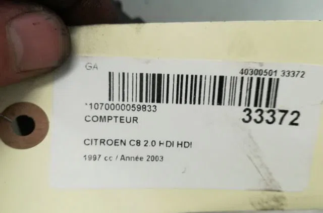 Compteur CITROEN C8 2003 occasion