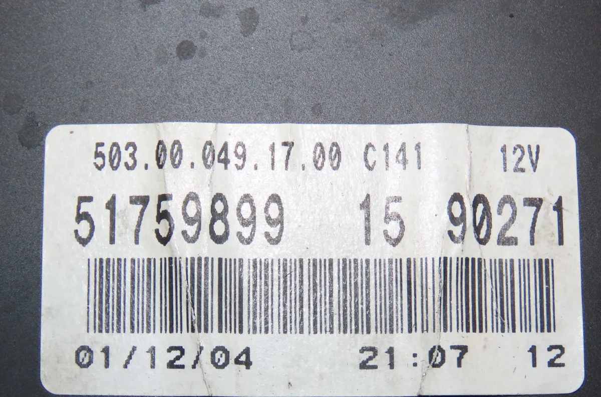 Compteur Fiat PANDA (169_) 1.2 (169.axb11, 169.axb1a) (2003) 5 portes occasion — photo 4
