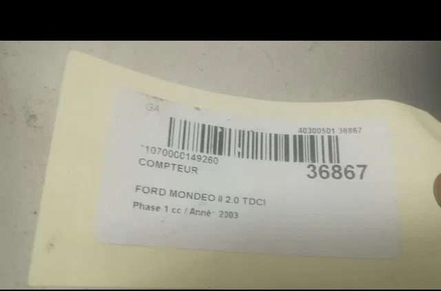 Compteur Ford MONDEO III (B5Y) 2.0 16v tddi - tdci (2000-2007) 5 portes occasion — photo 3