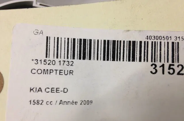Compteur KIA CEE D II 2009 occasion — photo 3