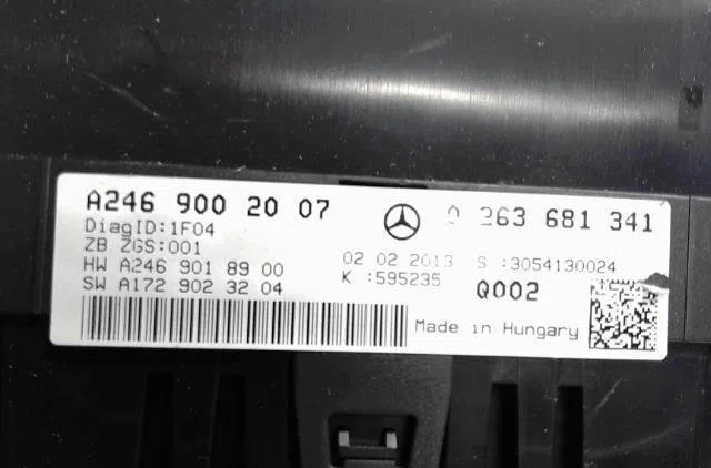 Compteur Mercedes-benz CLASSE B Sports Tourer (W246, W242) B 180 cdi (246.200) (2011-2014) occasion