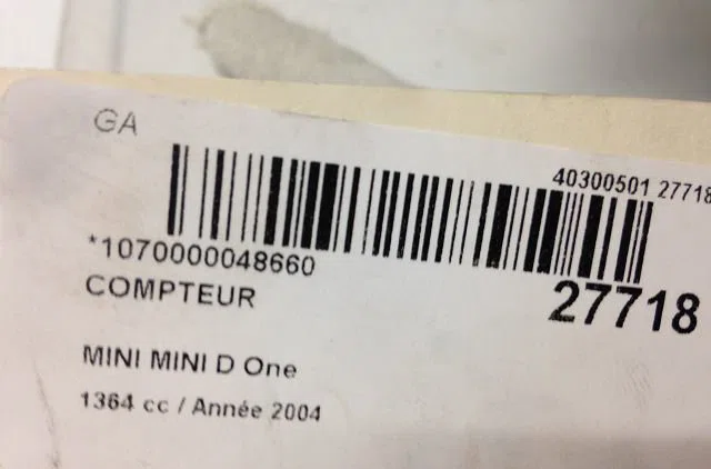 Compteur MINI MINI I 2004 occasion — photo 3