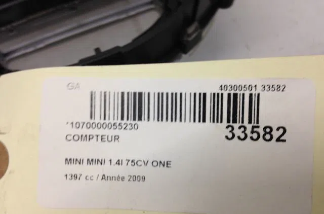 Compteur Mini MINI (R56) One (2009-2010) occasion — photo 3