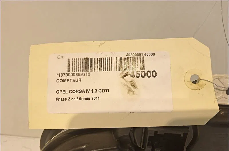 Compteur Opel CORSA D (S07) 1.3 cdti (l08, l68) (2006-2014) 5 portes occasion — photo 3