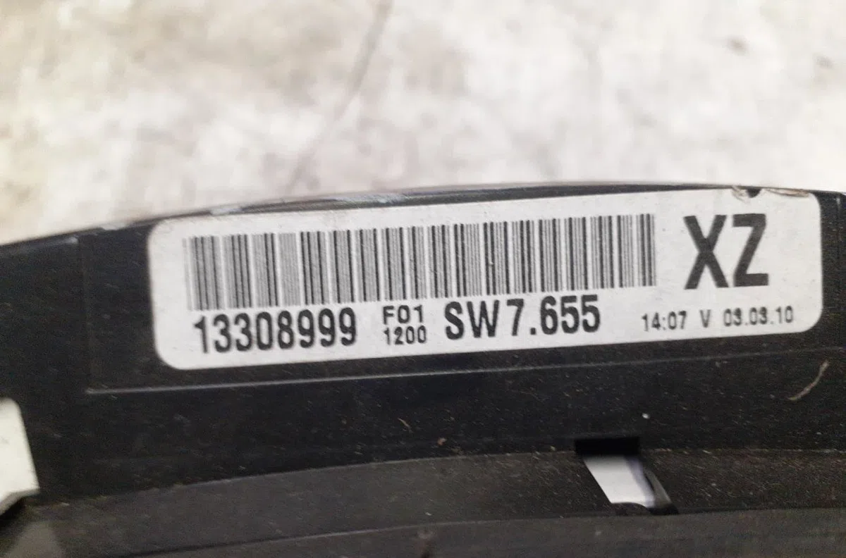 Compteur Opel ZAFIRA - ZAFIRA FAMILY B (A05) 1.7 cdti (m75) (2008-2015) 5 portes occasion — photo 2