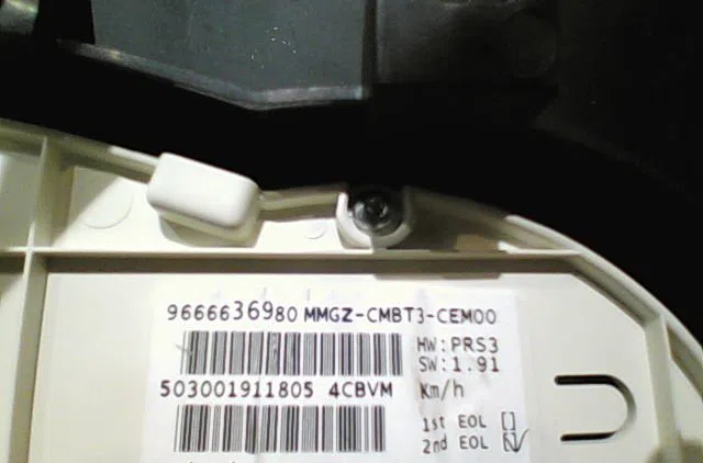 Compteur Peugeot 206 (2L_, 2M_) 1.1 (2009-2013) occasion — photo 3