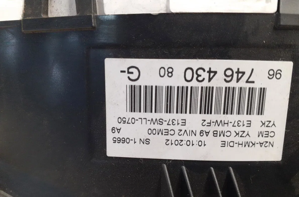 Compteur Peugeot 208 I (CA_, CC_) 1.4 hdi (2012) 3 portes occasion — photo 2
