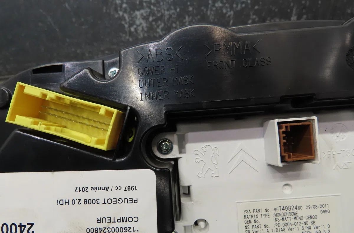 Compteur PEUGEOT 3008 2012 occasion — photo 4