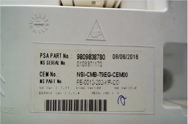Compteur Peugeot 308 II (LB_, LP_, LW_, LH_, L3_) 1.6 bluehdi 120 (2013-2021) occasion — photo 3