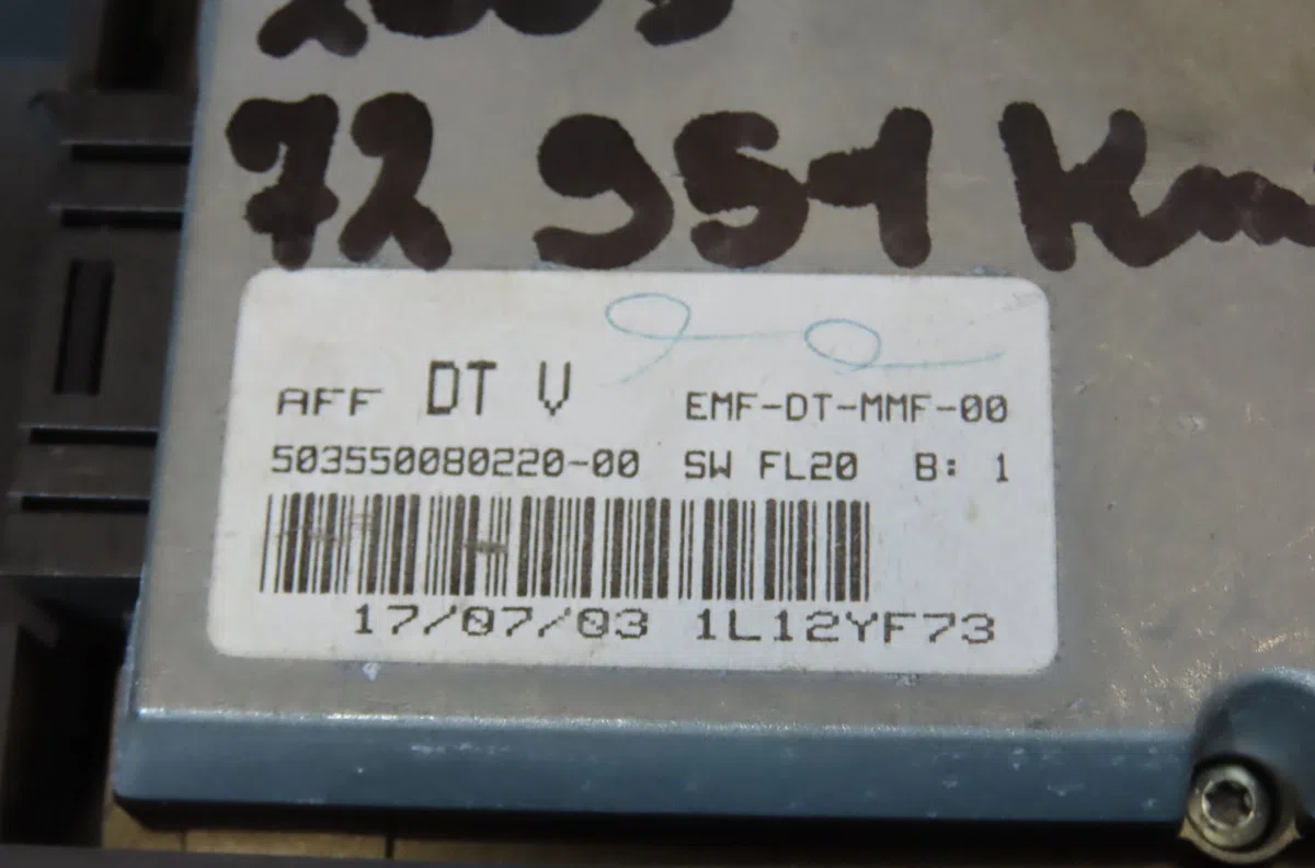 Compteur PEUGEOT 807 2003 occasion — photo 4