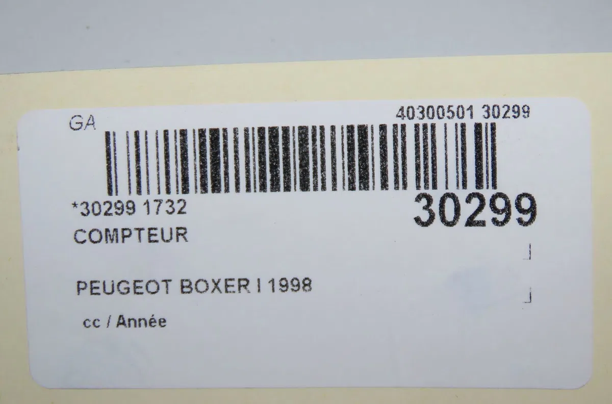 Compteur PEUGEOT BOXER I 1998 occasion — photo 4