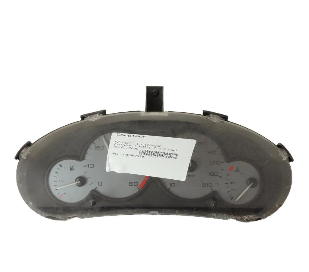 Compteur Peugeot PARTNER Monospace (5_, G_) 2.0 hdi (2000-2008) 3 portes occasion