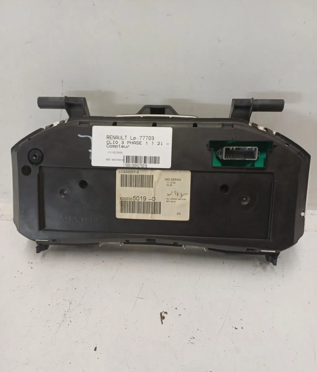 Compteur RENAULT CLIO 3 PHASE 1 occasion
