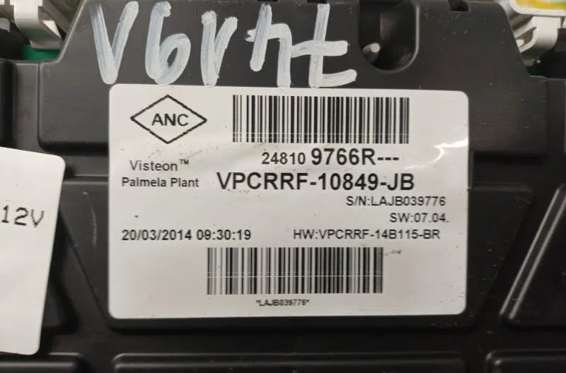 Compteur RENAULT CLIO 4 PHASE 1 occasion — photo 2