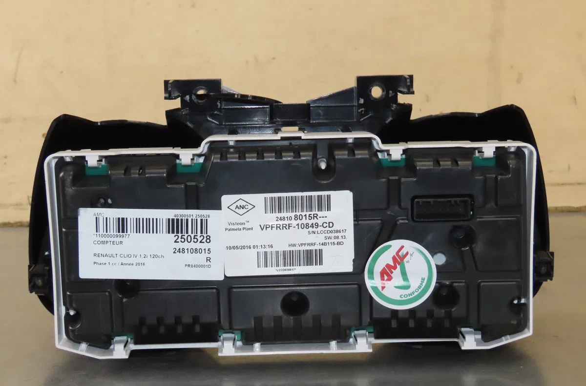 Compteur Renault CLIO IV (BH_) 1.2 tce 120 (bhau) (2016) occasion — photo 3
