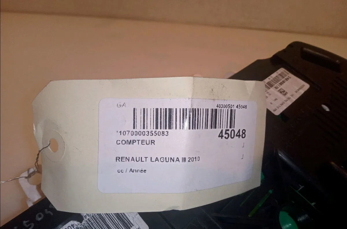 Compteur Renault LAGUNA III (BT0-1) 2.0 dci (bt07, bt0j, bt14, bt1a, bt1s) (2007-2015) 5 portes occasion — photo 4