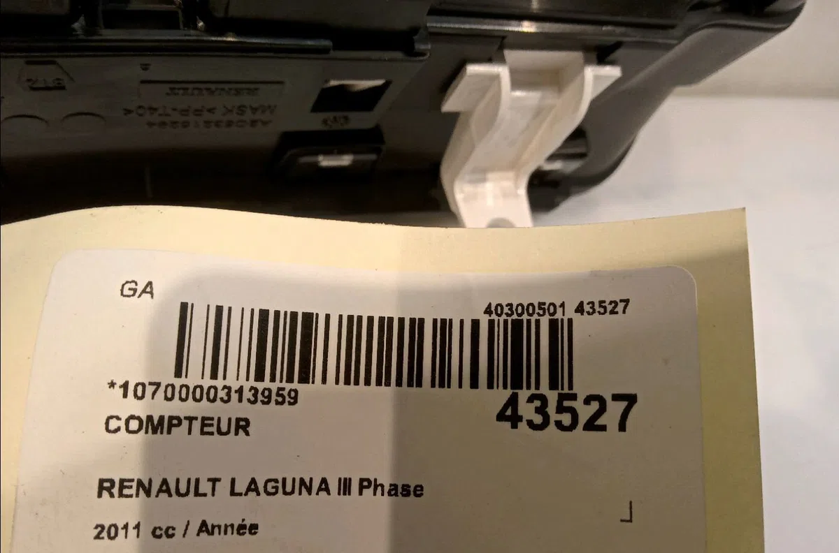 Compteur Renault LAGUNA III Grandtour (KT0-1) 1.5 dci (kt0a, kt0r, kt02) (2007-2015) occasion — photo 4