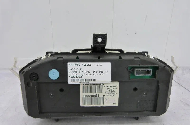 Compteur RENAULT MEGANE 2 PHASE 2 occasion — photo 3
