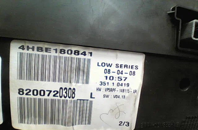 Compteur Renault MEGANE II (BM0-1_, CM0-1_) 1.5 dci (bm1e, cm1e) (2005-2008) occasion — photo 4