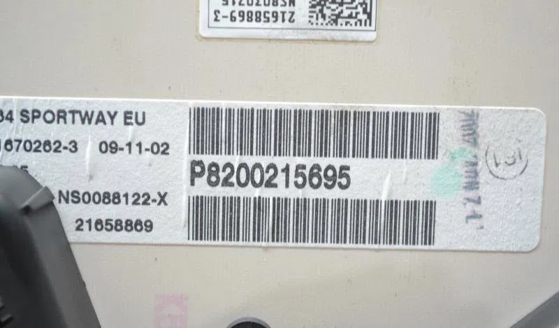 Compteur RENAULT SCENIC 1 PHASE 2 occasion — photo 2