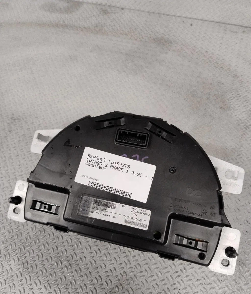 Compteur RENAULT TWINGO 3 PHASE 1 occasion